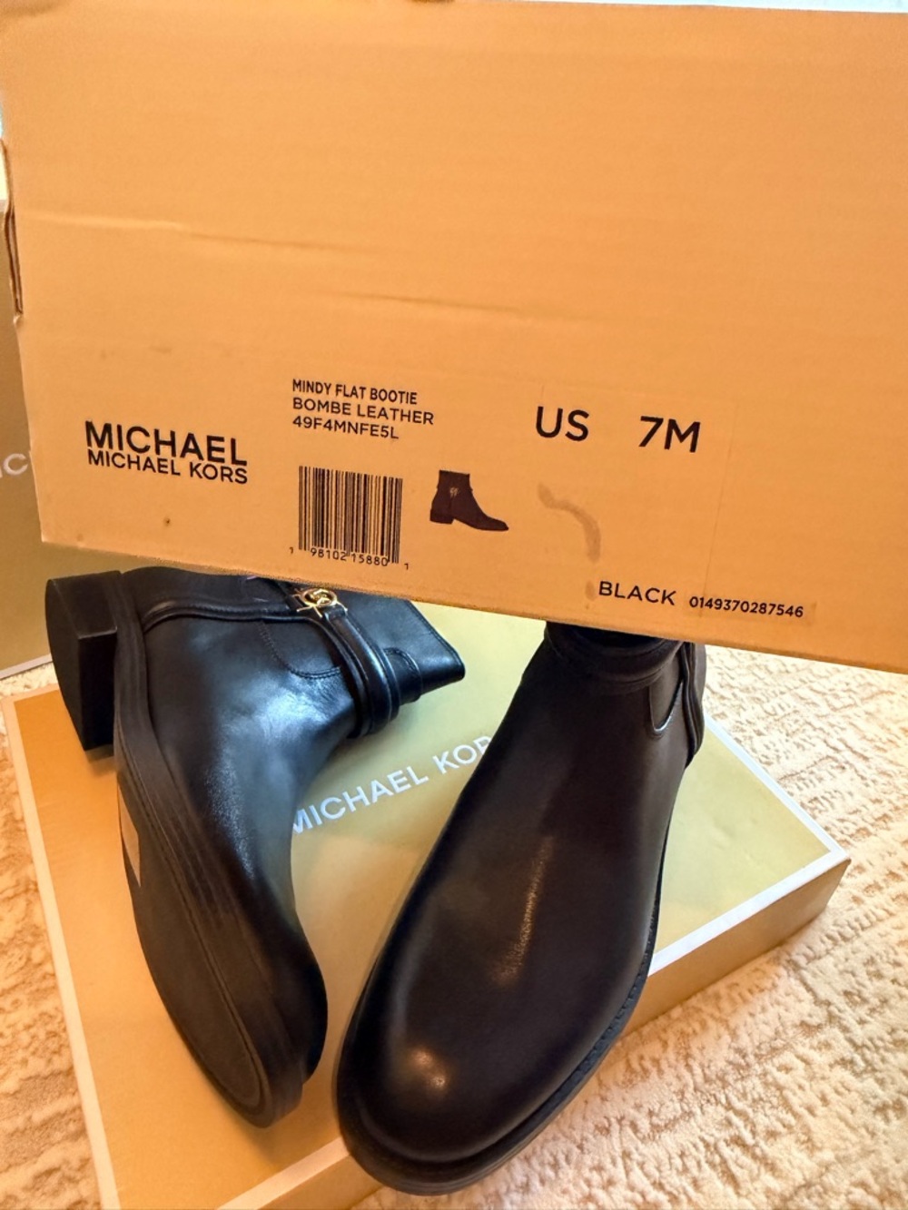 Michael Kors Mindy Flat Ankle Booties - Picture 10 of 10
